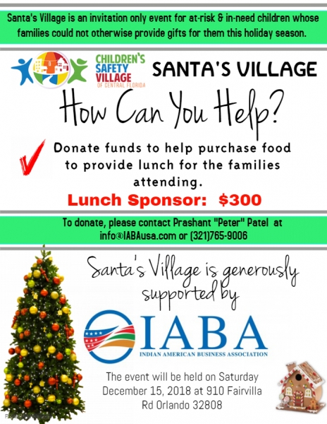 Santa's Village Donation- Bring smiles on Children's face