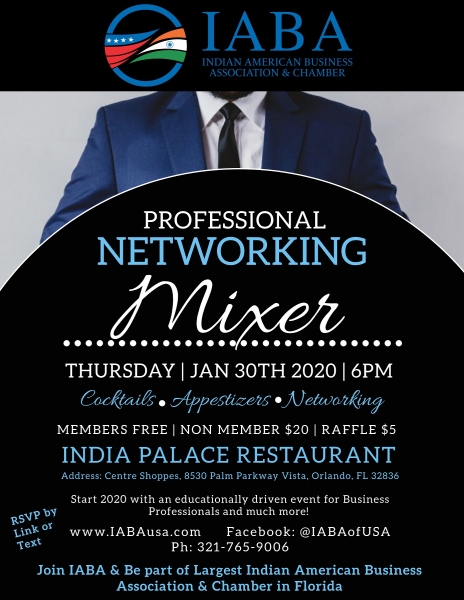 Professional Networking Mixer Jan 30th,2020
