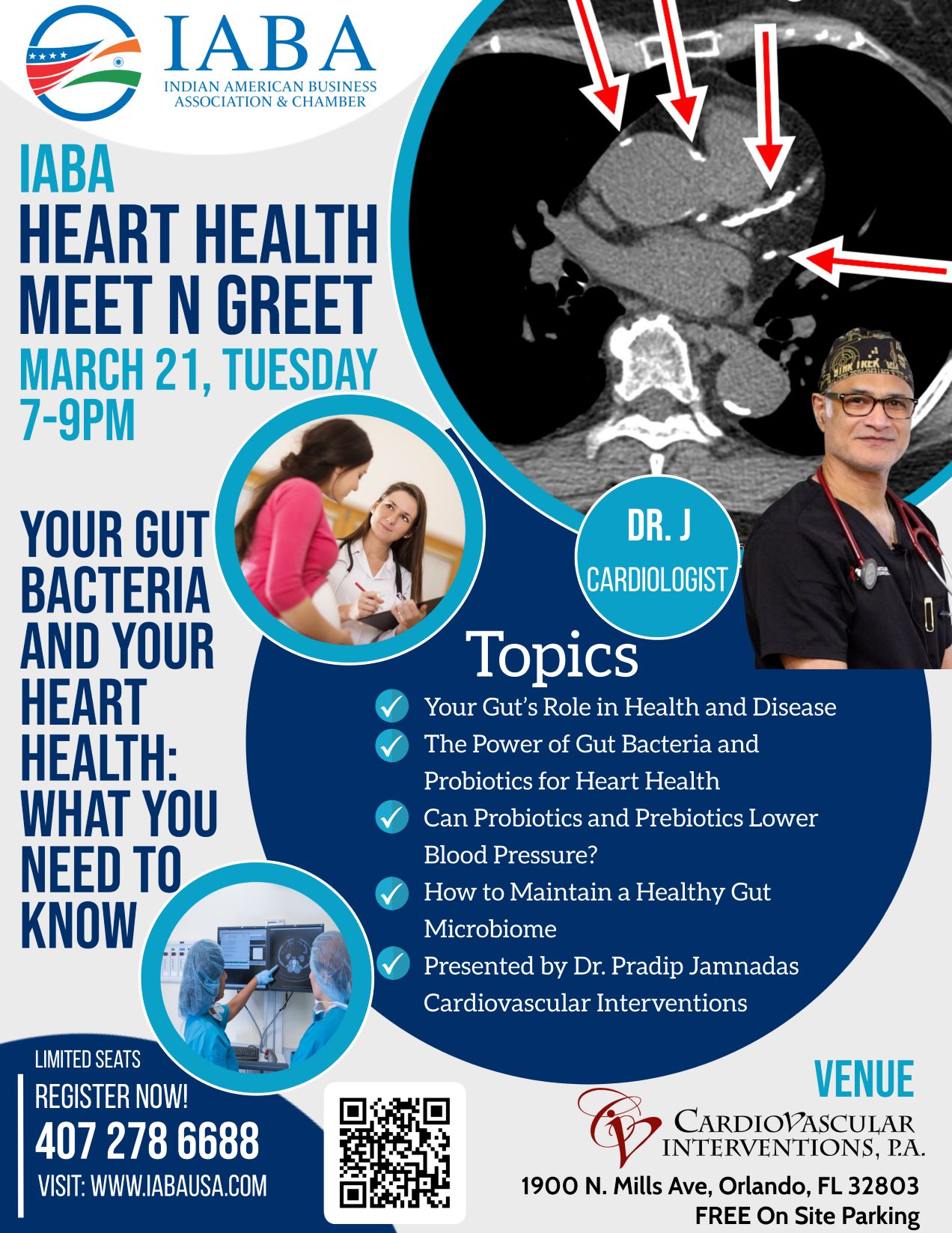 IABA Heart Health Session & Meet N Greet With Dr. Pradip Jamnadas (Cardiologist)- March 21st Tuesday