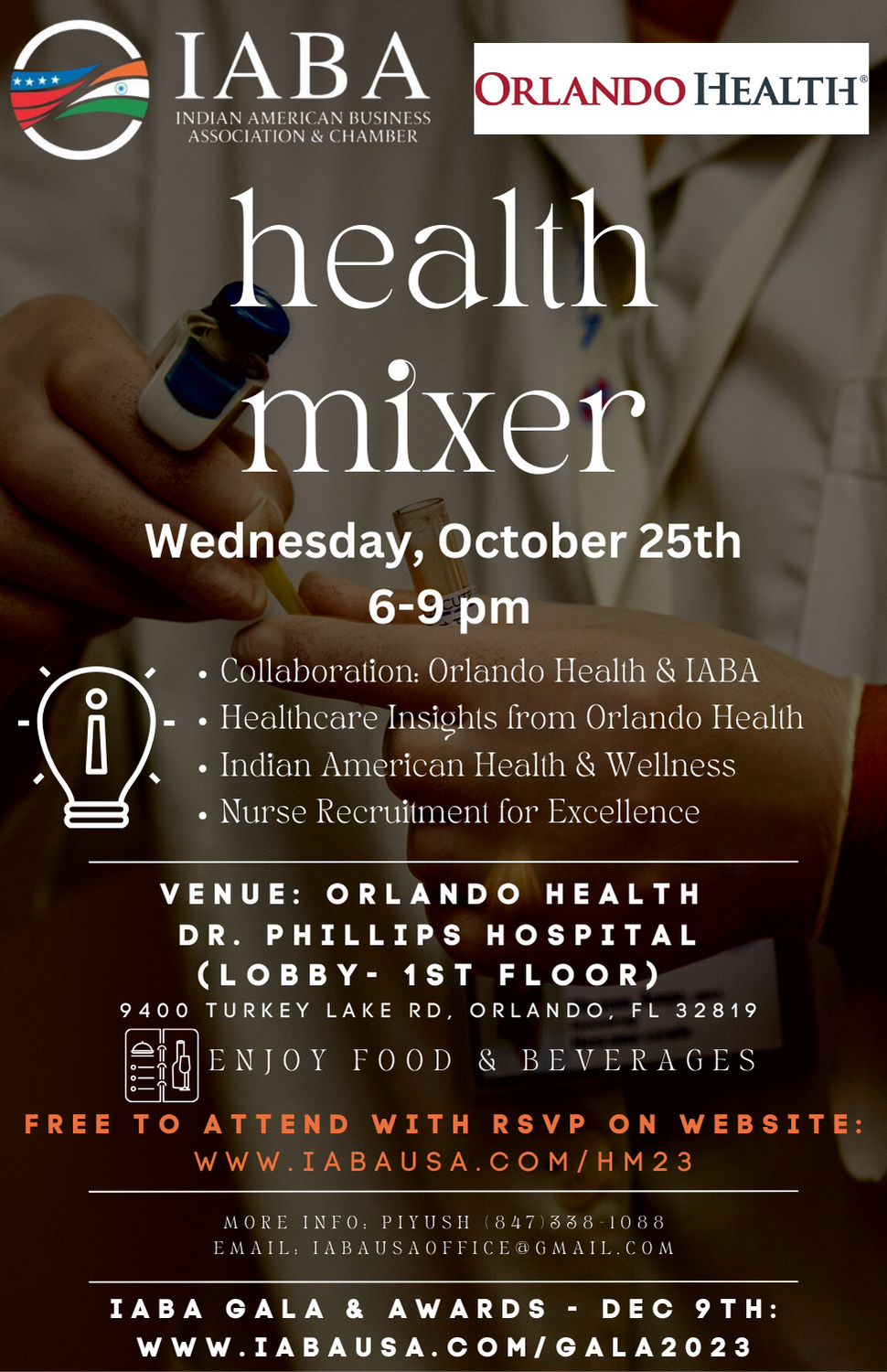 IABA Orlando Health- Health Mixer- Oct 25th