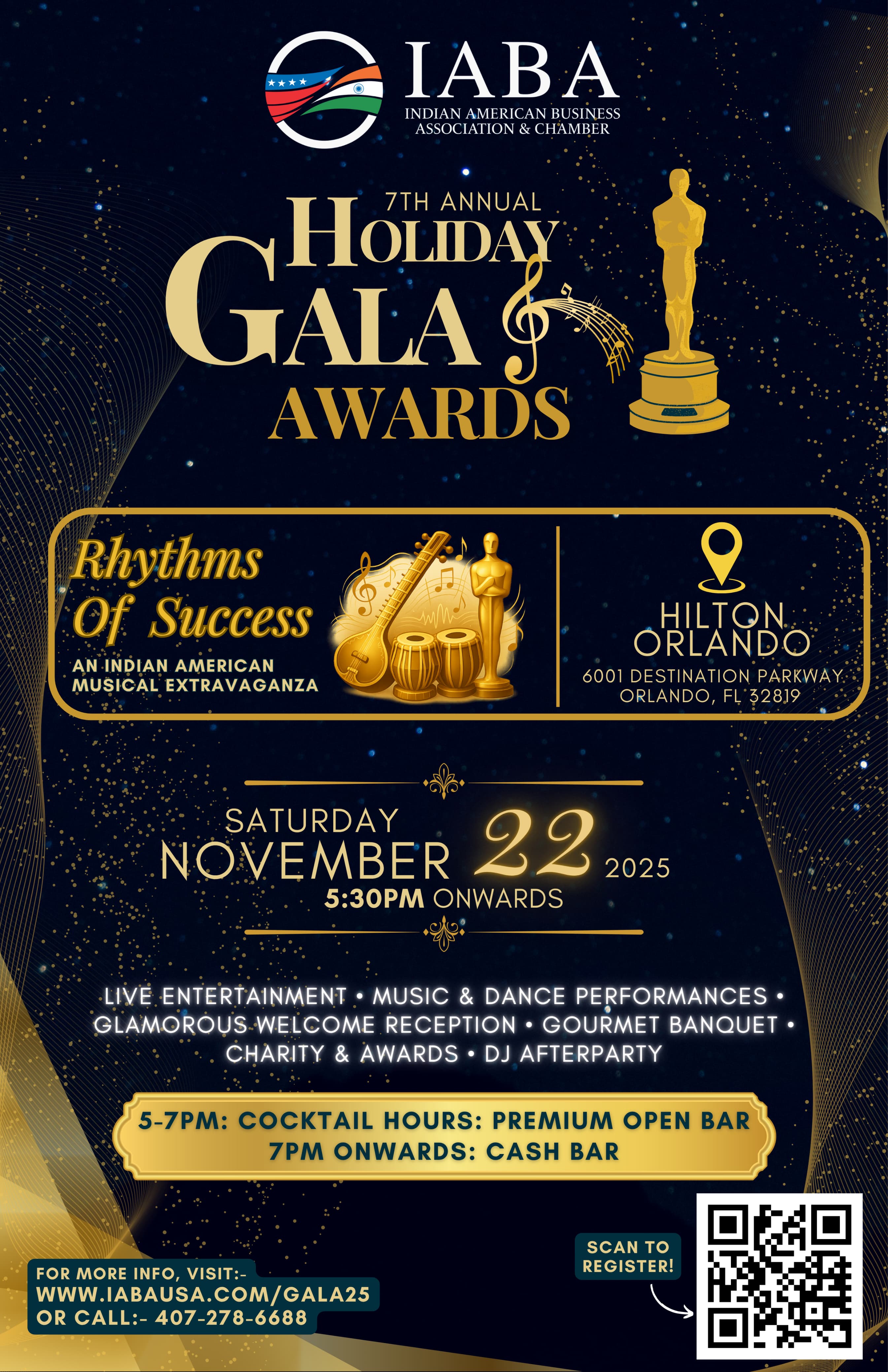 7th Annual IABA Holiday Gala & Awards on Saturday, November 22, 2025