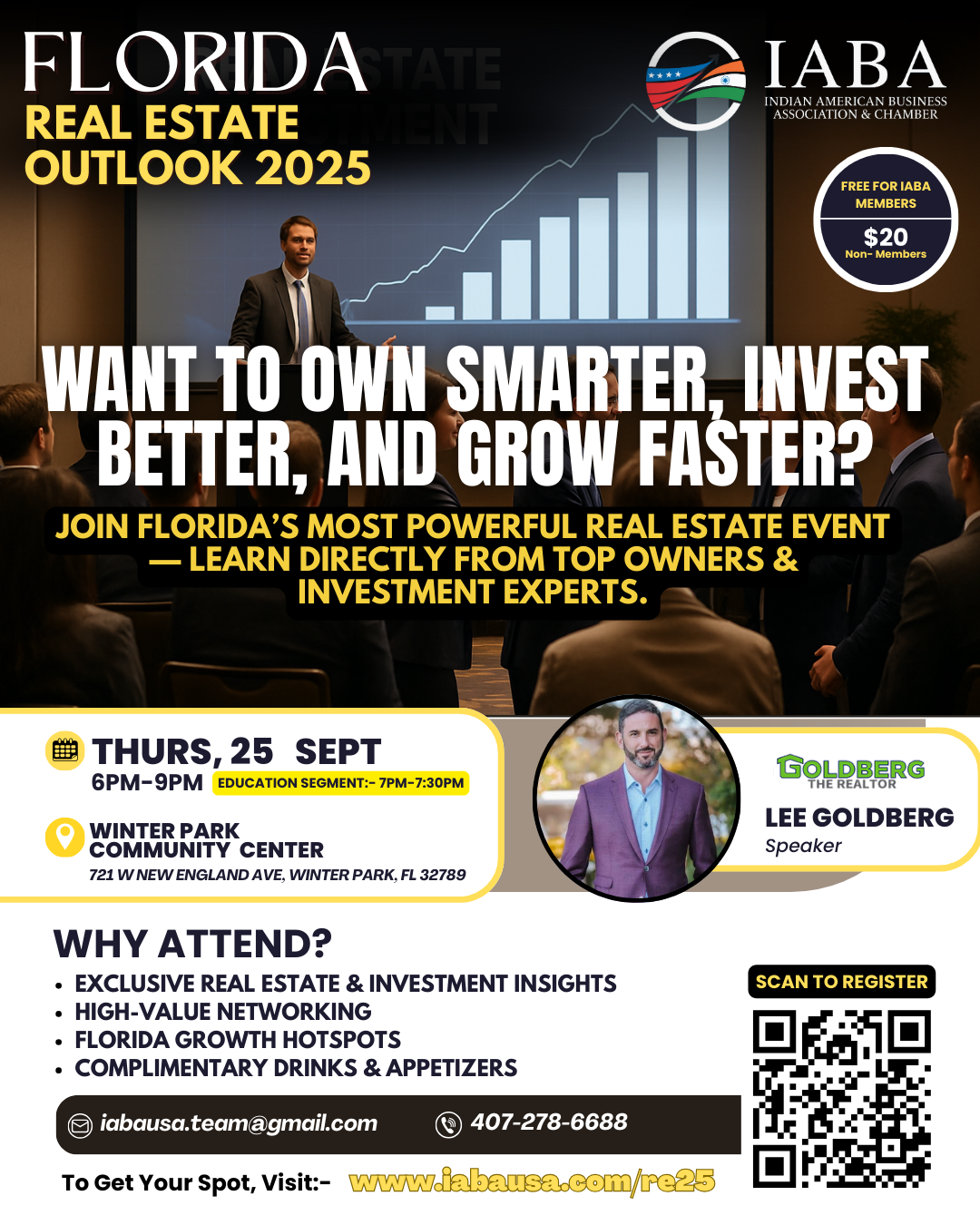 IABA- Florida Real Estate Outlook 2025 | Thurs, 25th September , 2025
