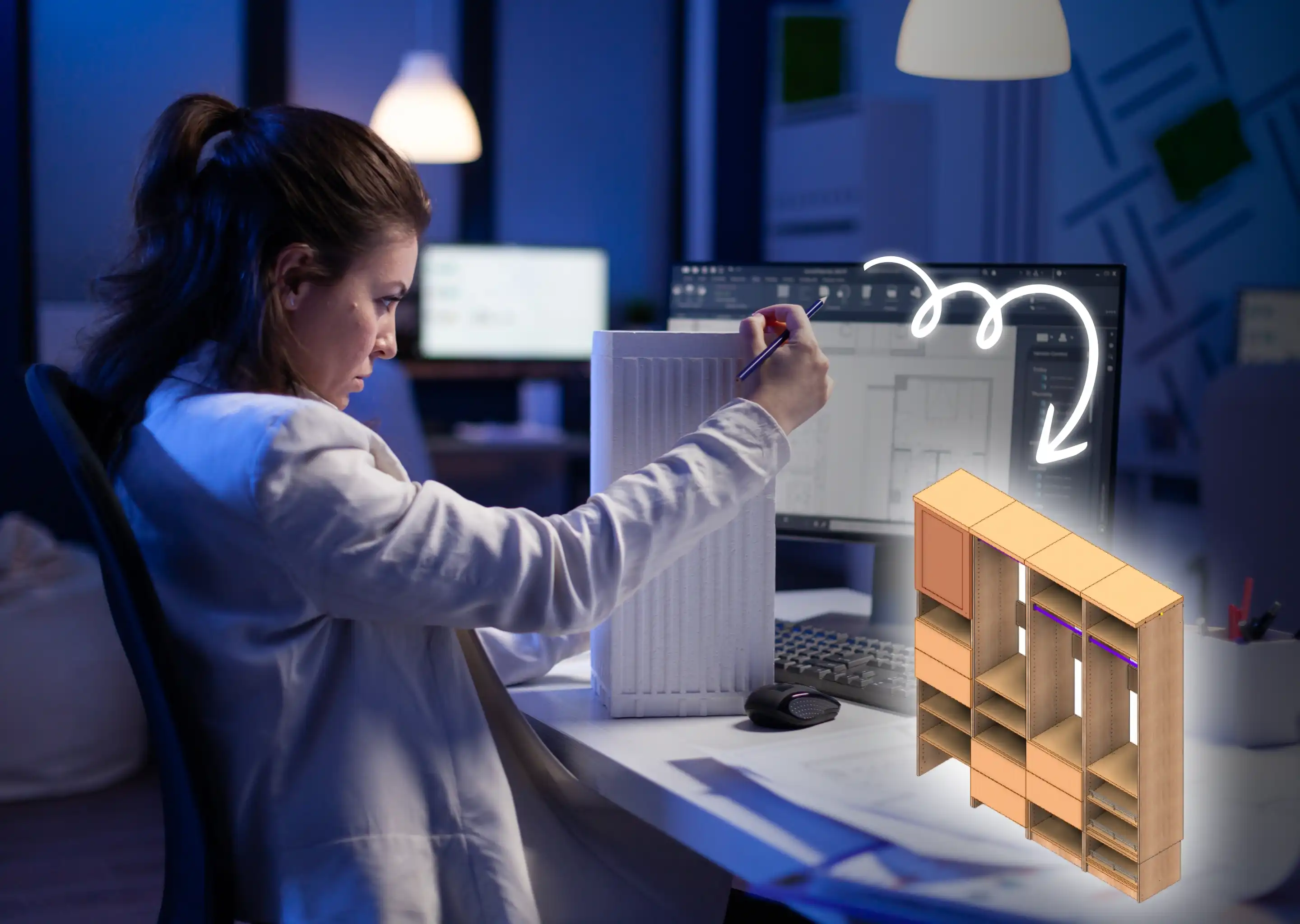 3D CAD for Custom Cabinetry Benefits and Workflow