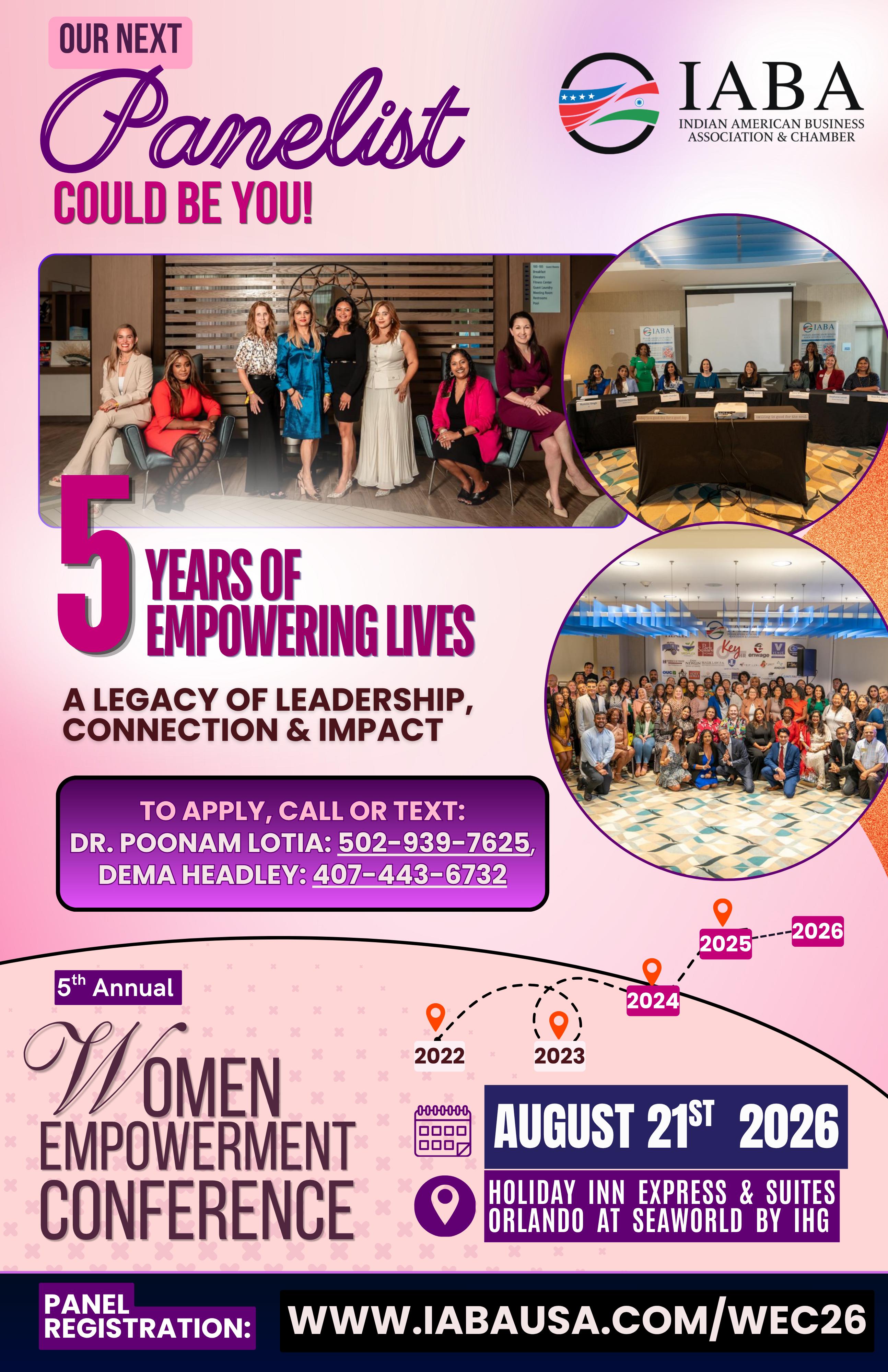 IABA- 5th Annual Women Empowerment Conference- Fri, 21st Aug, 2026