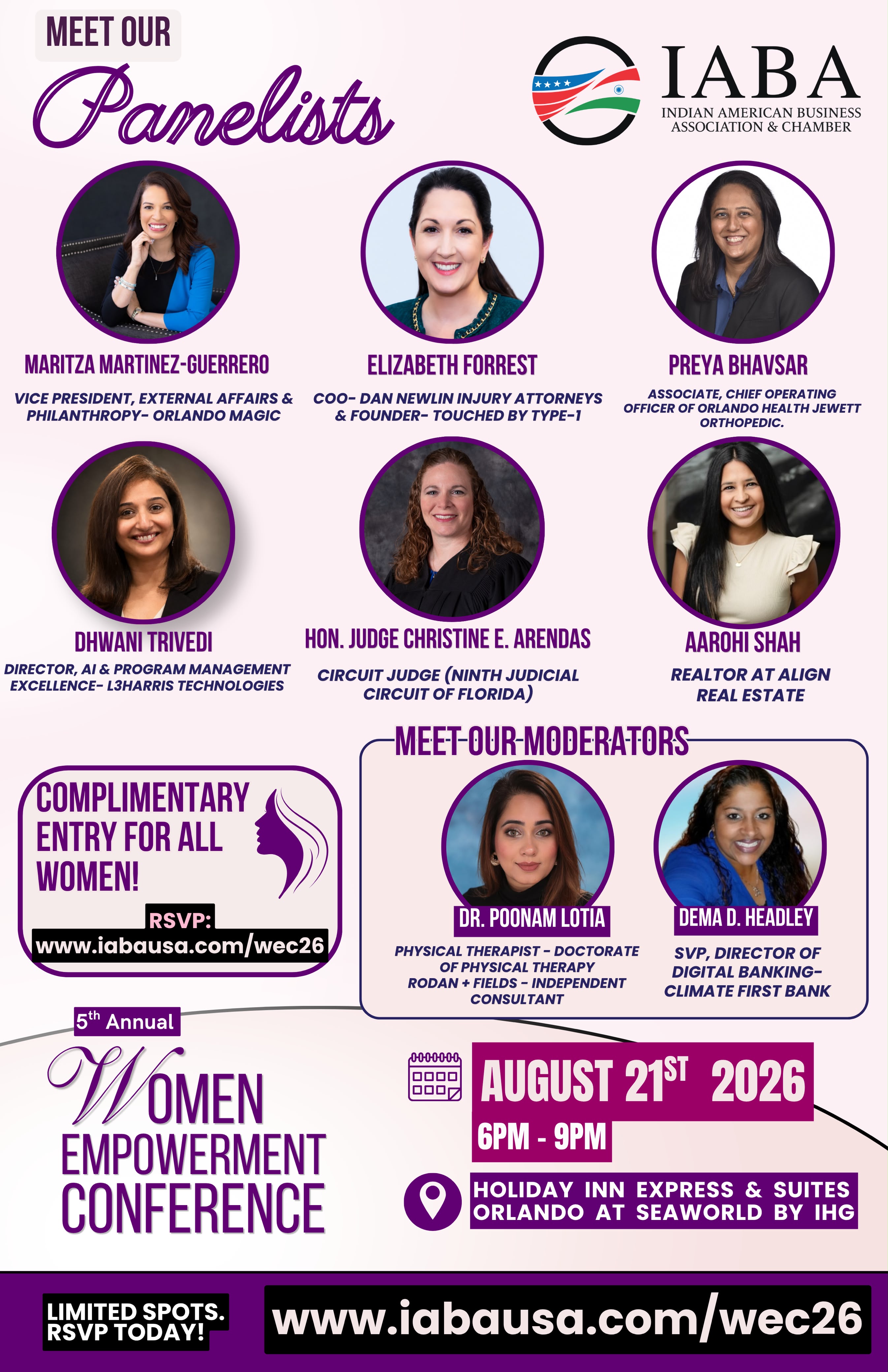 IABA- 5th Annual Women Empowerment Conference- Fri, 21st Aug, 2026