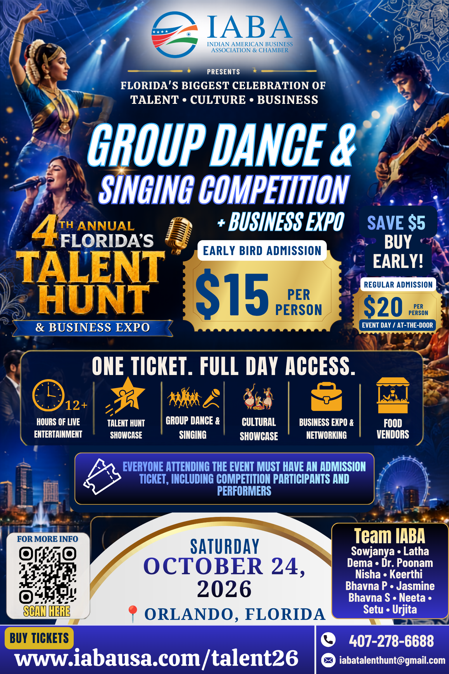 4th Annual Florida's Talent Hunt & Business Expo 2026 | Saturday, October 24, 2026 in Orlando