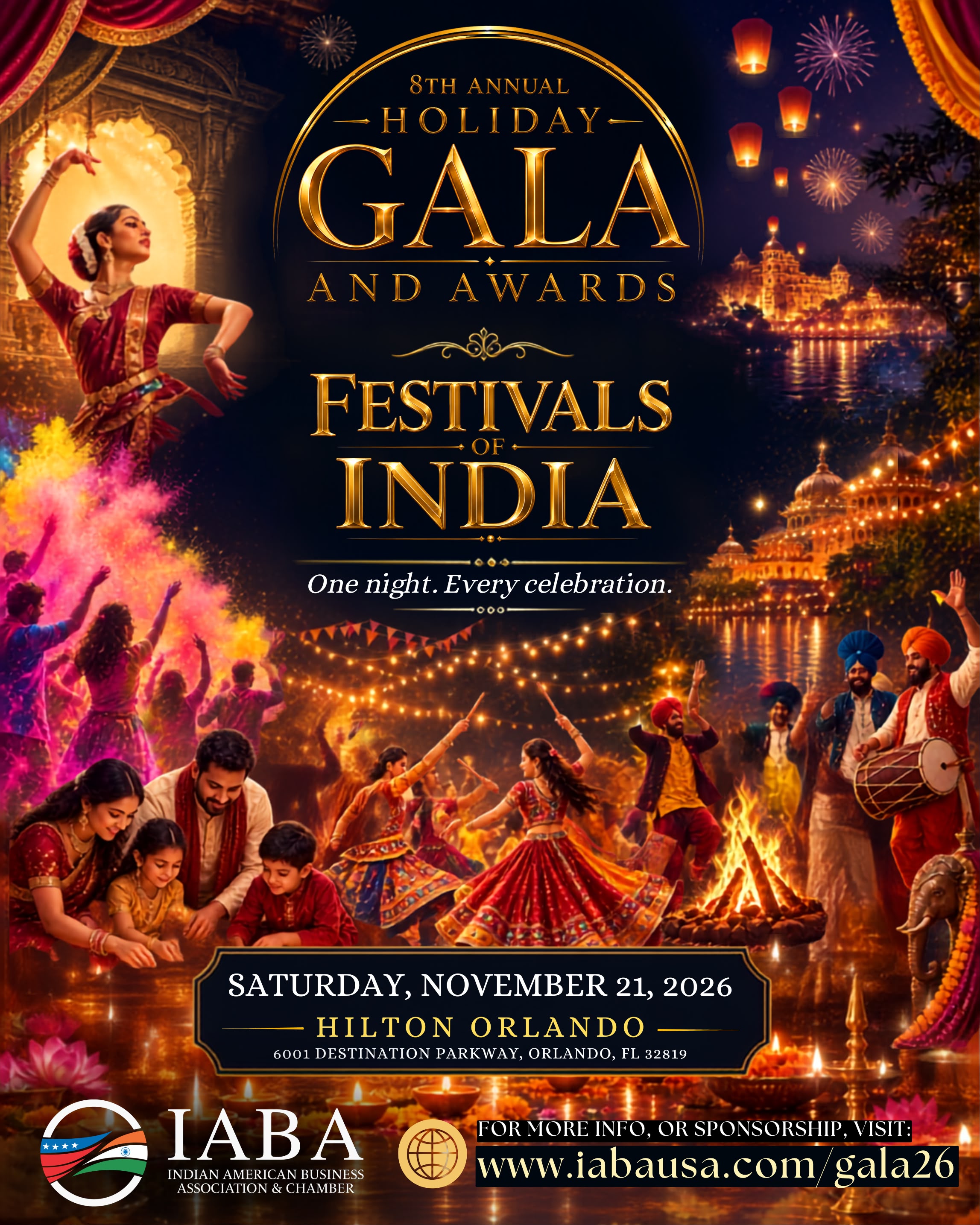 IABA 8th Annual Holiday Gala & Awards 2026 — Tickets & Sponsorships