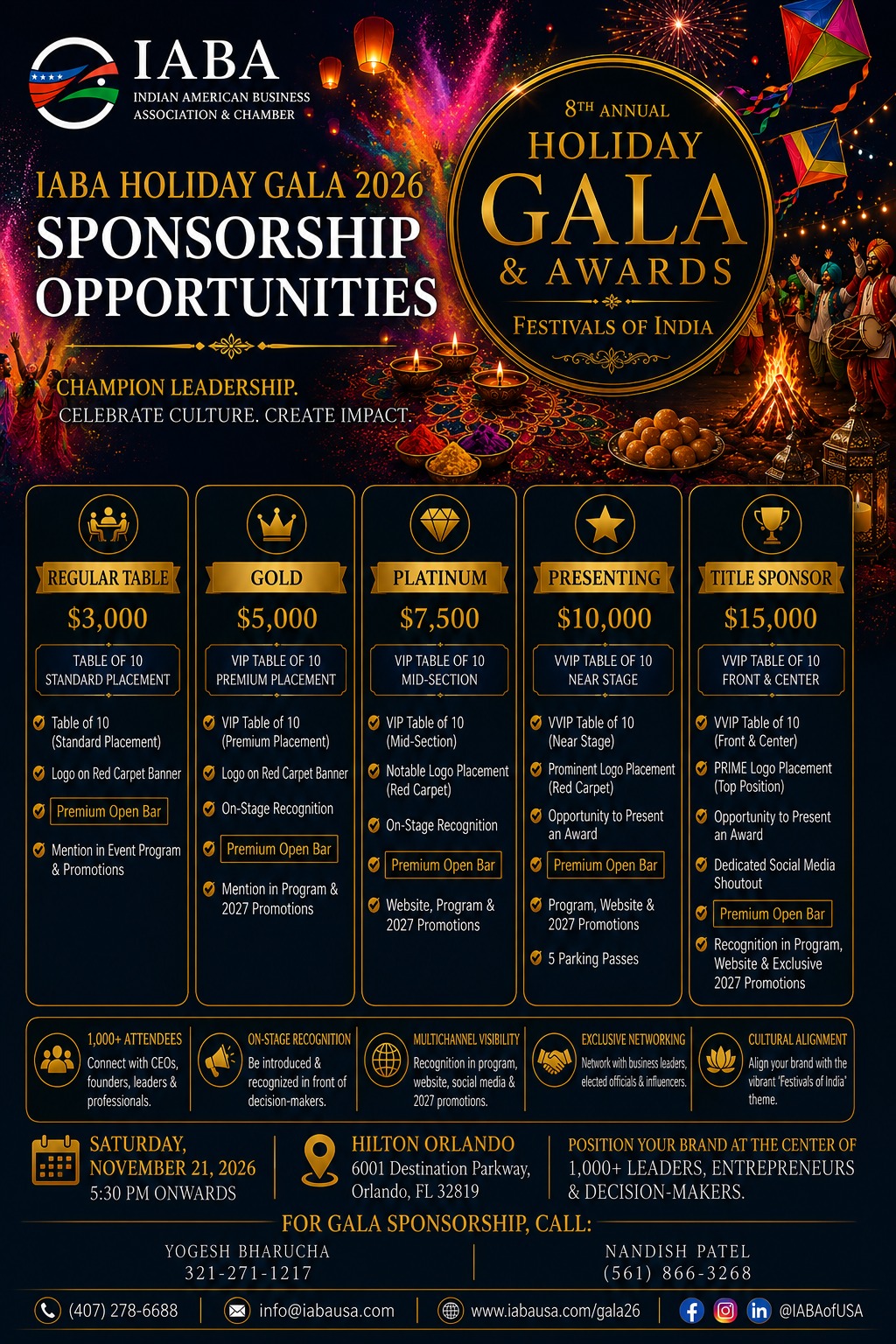 IABA 8th Annual Holiday Gala & Awards 2026 — Tickets & Sponsorships